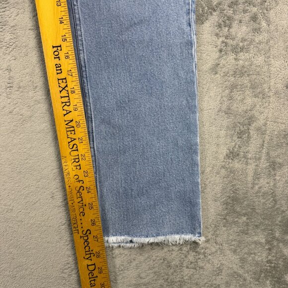 Vineyard Vines Womens Light Wash High Rise Frayed Denim Jeans Stretch - Picture 9 of 9